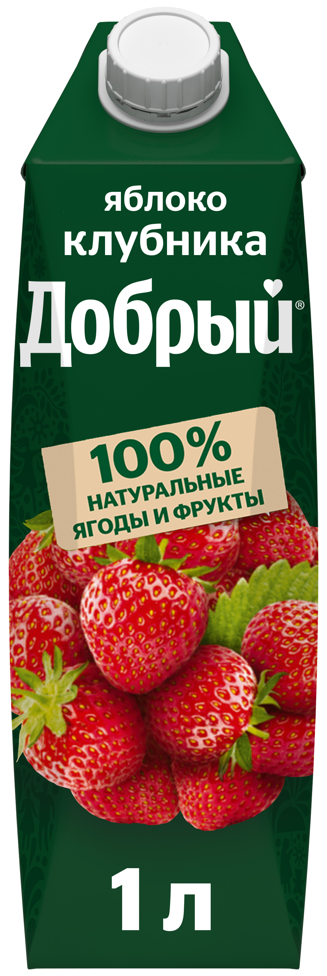 

Напиток сокосодержащий Добрый Яблоко-клубника 1 л