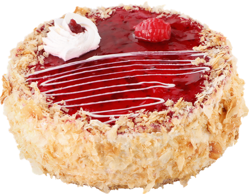 

Торт Симфония Десерта Ягодный с малиной 900 г