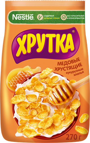 

Хлопья Хрутка кукурузные медовые 270 г