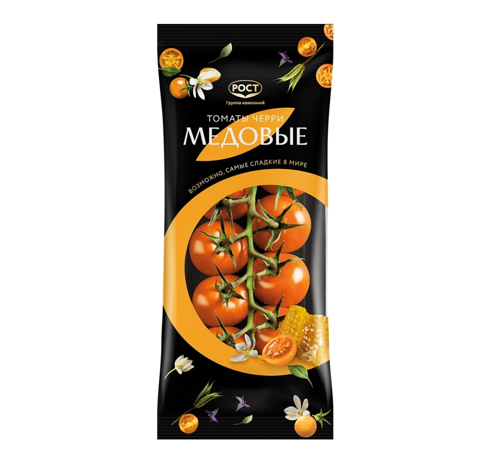 

Томаты Рост Медовые черри оранжевые 200 г упаковка в ассортименте