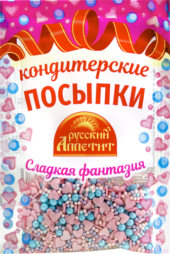 

Посыпки кондитерские Русский аппетит сладкая фантазия 30 г