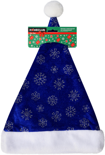 

Колпак новогодний Homeclub со снежинками в ассортименте