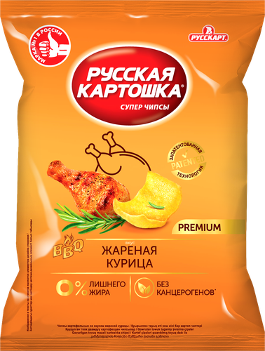 

Чипсы картофельные Русская картошка жареная курица 105 г