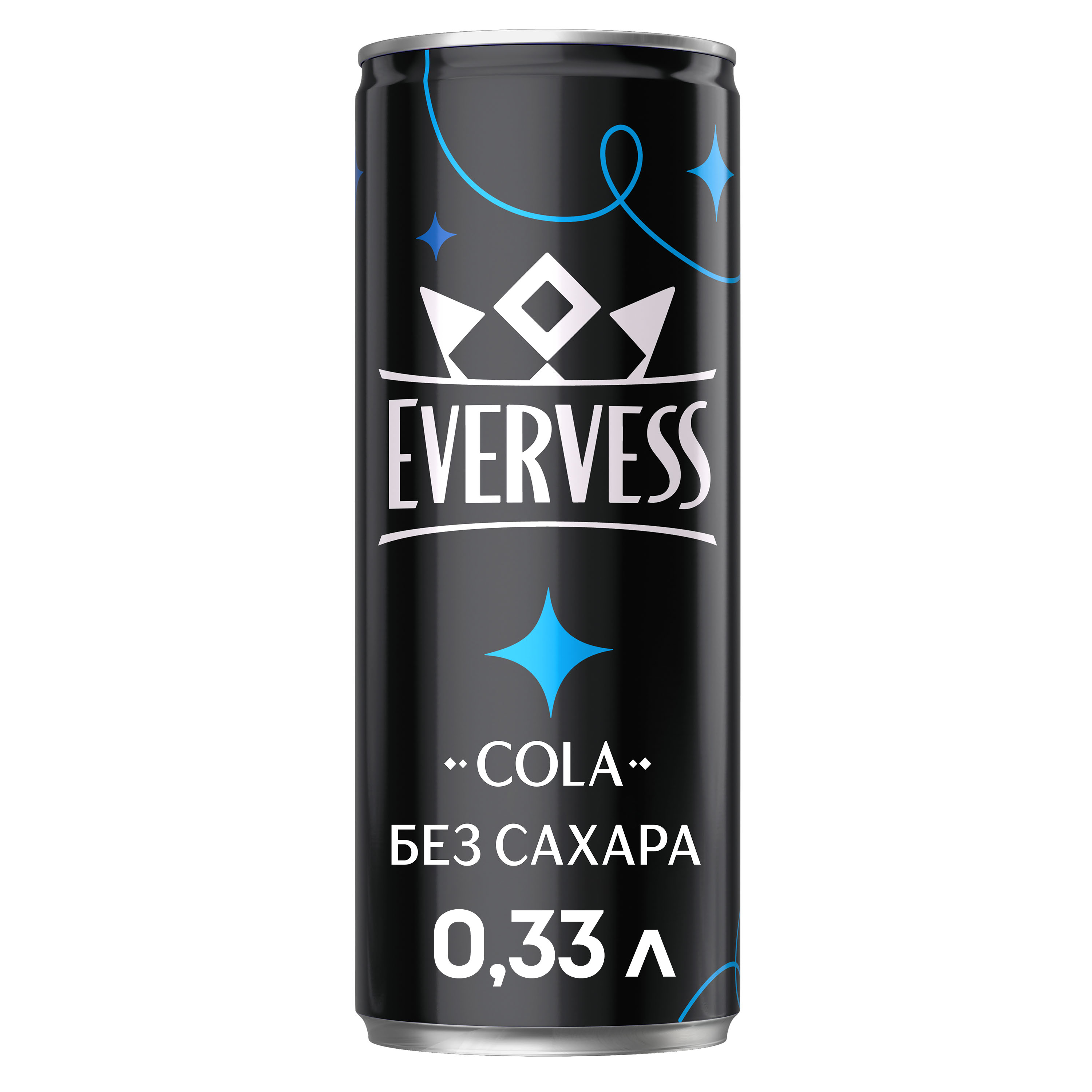

Напиток газированный Evervess Кола без сахара 330 мл