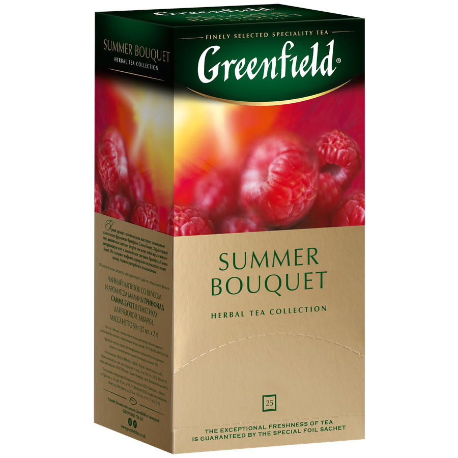 

Чайный напиток Greenfield Summer Bouquet травяной 25 шт. х 2 г