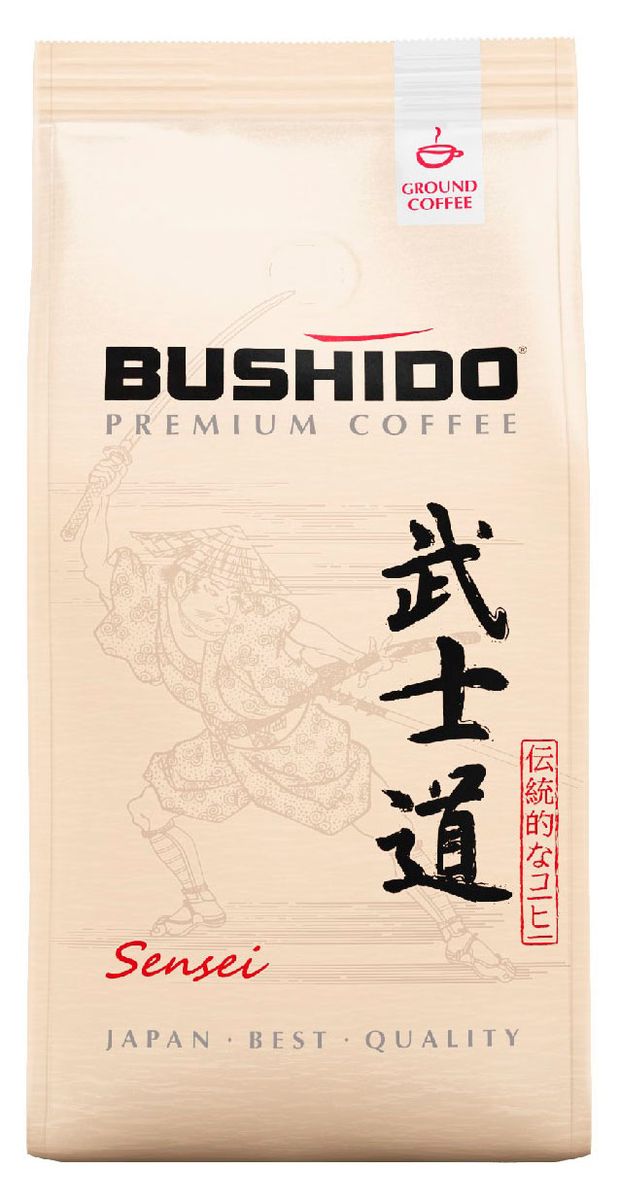 

Кофе молотый Bushido Sensei Арабика 227 г