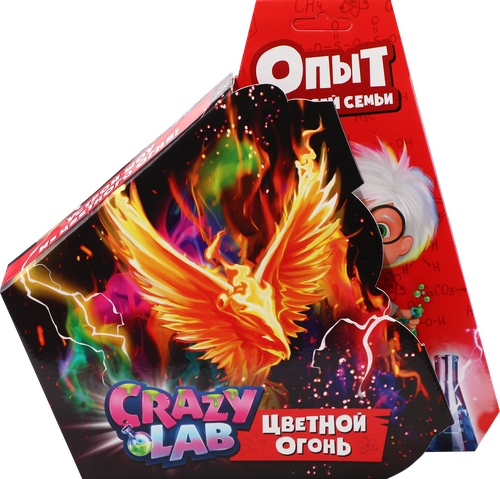 

Научно-познавательный набор Crazy Lab Цветной огонь