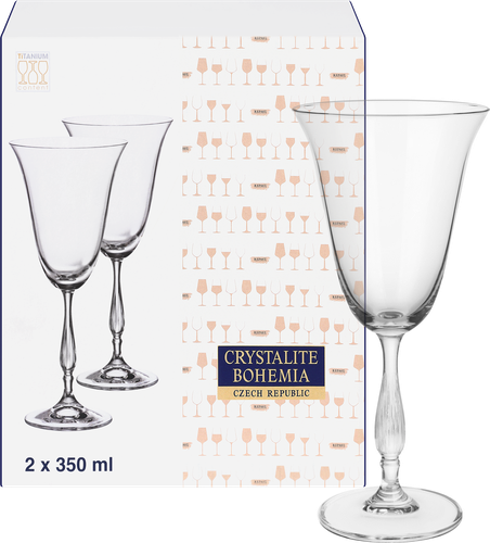 

Набор бокалов для вина Crystalite Bohemia Fregata 350 мл 2 шт.