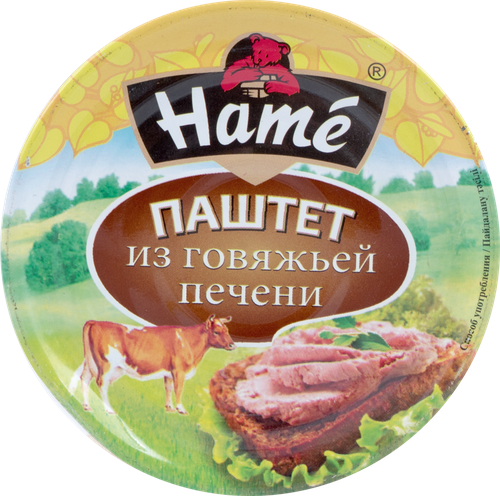 

Паштет Hame с говяжьей печенью 250 г