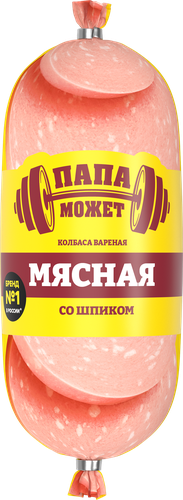 

Колбаса вареная Папа может Мясная со шпиком 400 г