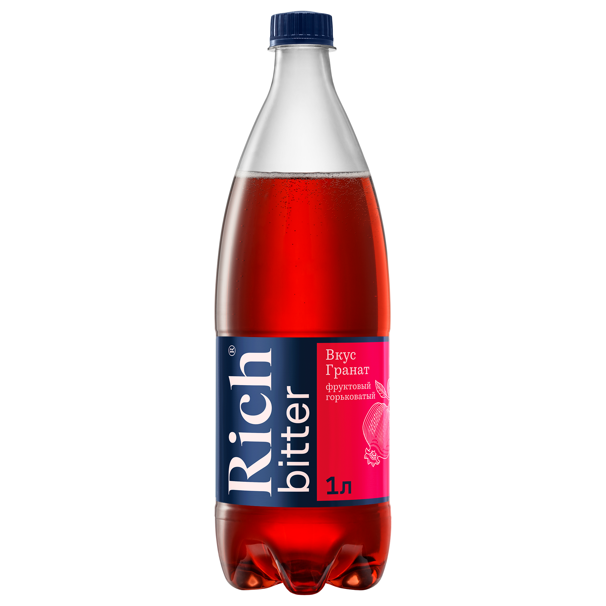 

Напиток Rich bitter газированный гранат 1 л