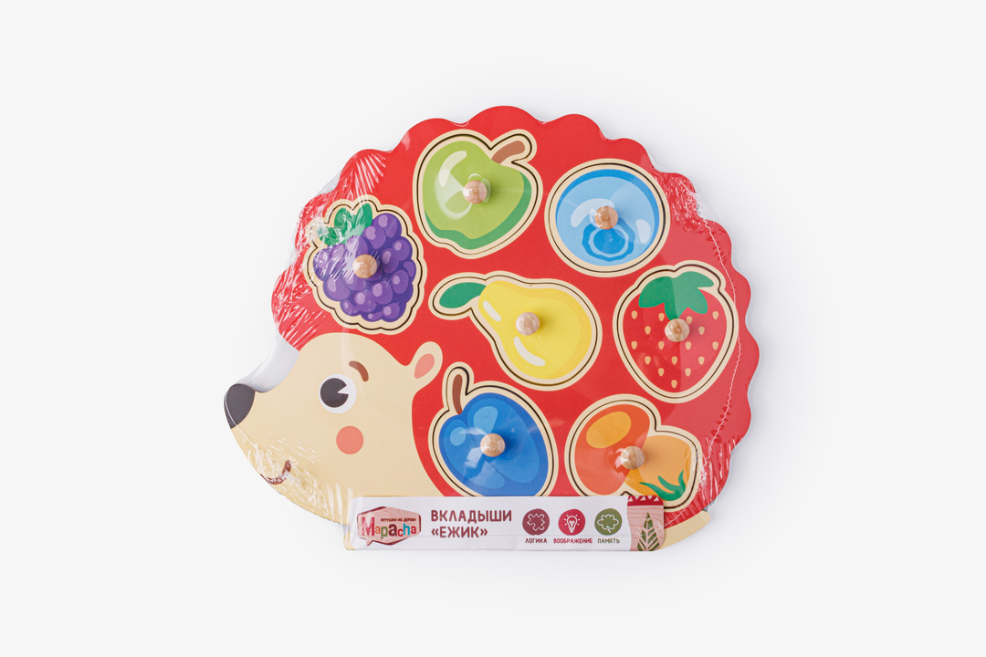 

Игрушка Mapacha Ежик 7 вкладышей ягод и фруктов