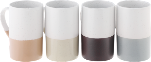 

Набор кружек Unifico Scandi керамика 4 цвета в уп. 4 шт 410 мл