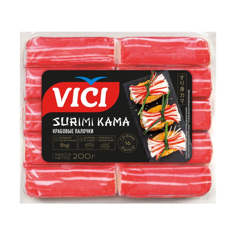 

Крабовые палочки Vici Surimi Kama 200 г