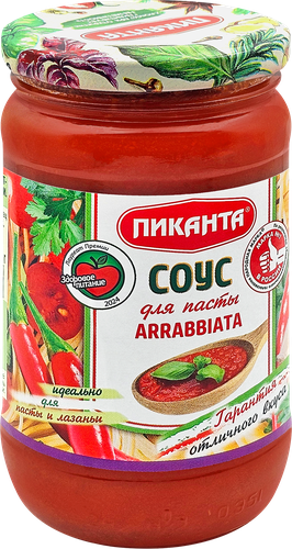 

Соус томатный Пиканта Arrabbiata 360 г