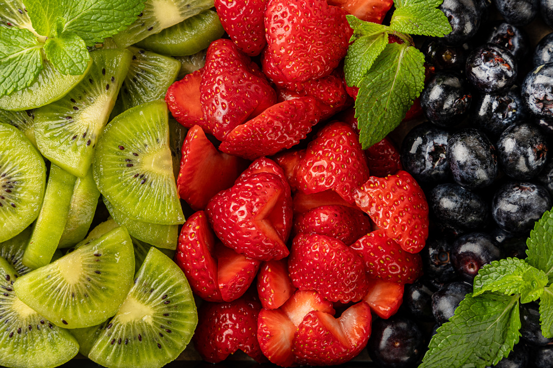 

Фруктовый микс Фруткорт Голубика, клубника, киви 435 г