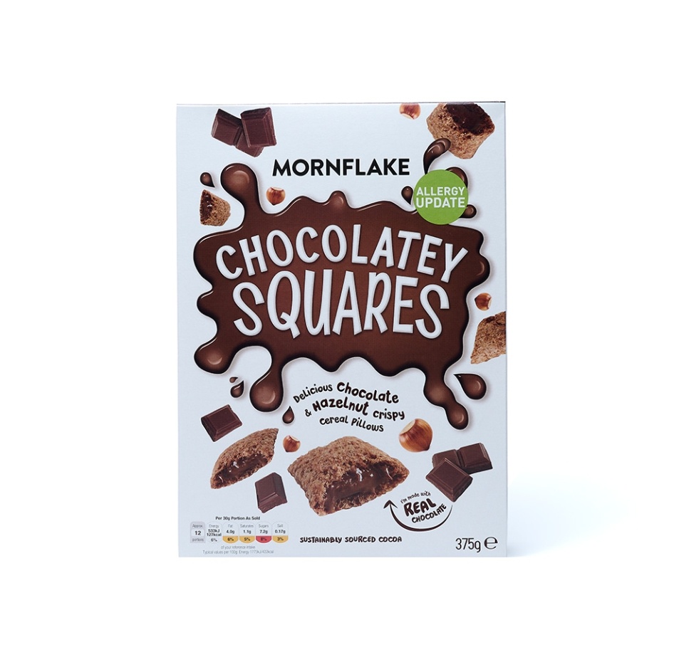 

Сухой завтрак Mornflake подушечки с шоколадно-ореховой начинкой