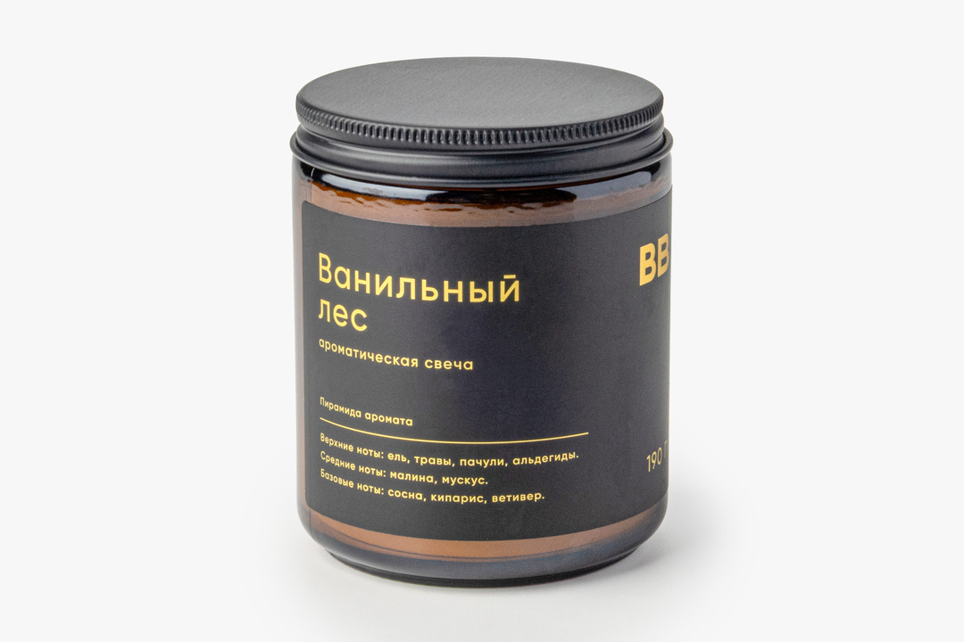 

Ароматическая свеча ВкусВилл Ванильный лес 190 г