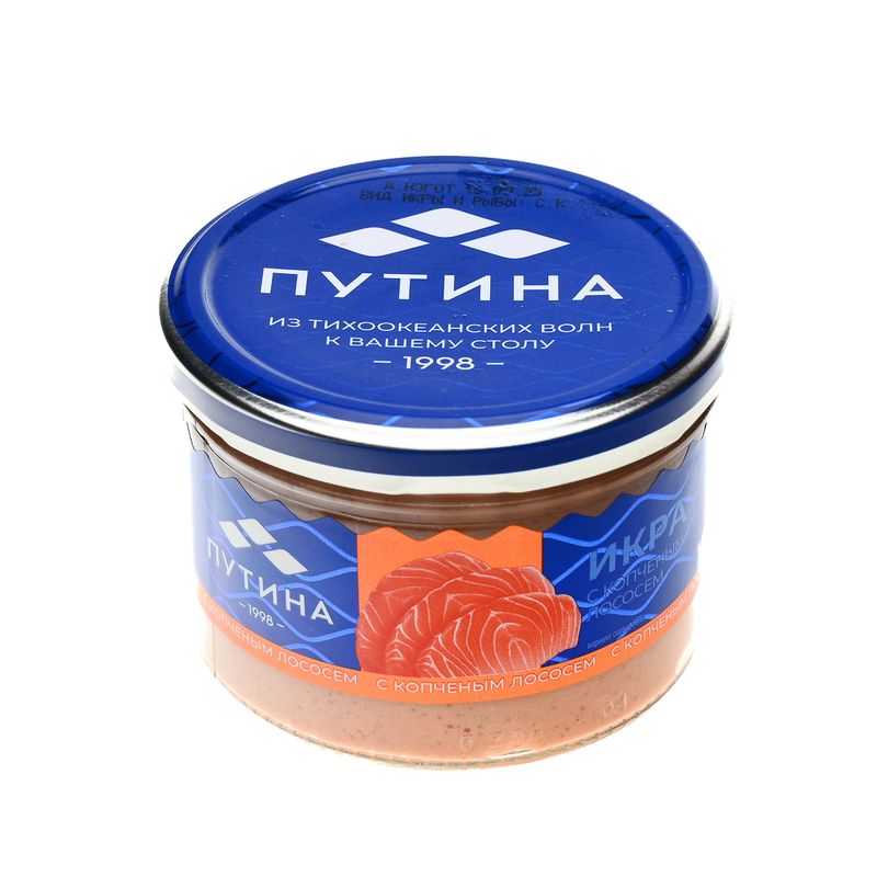 

Икра Путина с копченым лососем 160 г