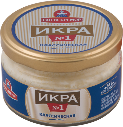 

Икра Санта Бремор Классическая деликатесная 180 г