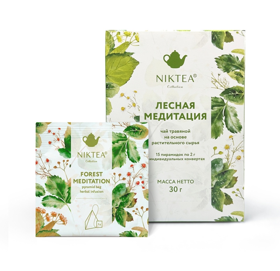 

Чай травяной Niktea Лесная Медитация пакетированный 30 г