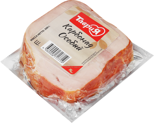 

Карбонат Таврия Особый копчено-вареный 300 г