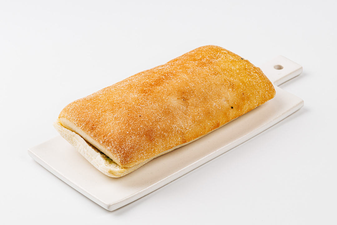 

Чиабатта ВкусВилл с куриным филе и соусом Песто 220 г