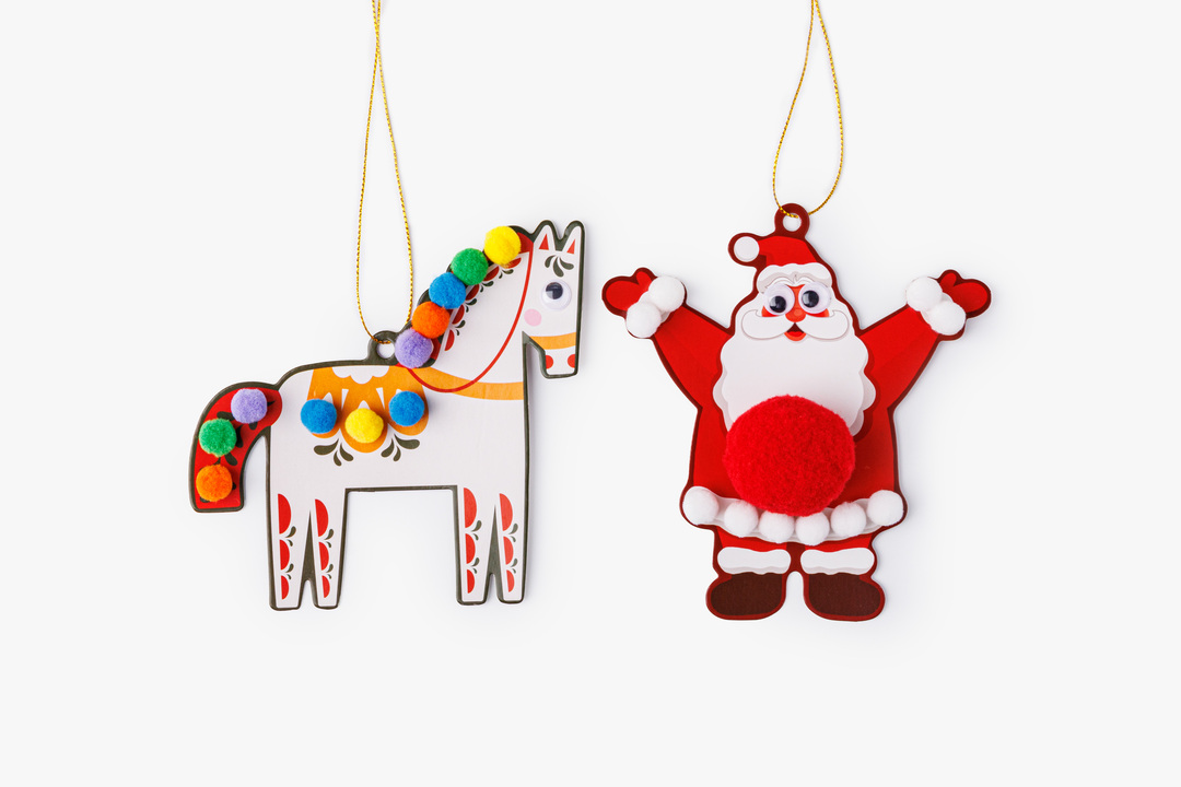 

Набор для творчества ВкусВилл пушистые игрушки на ёлку