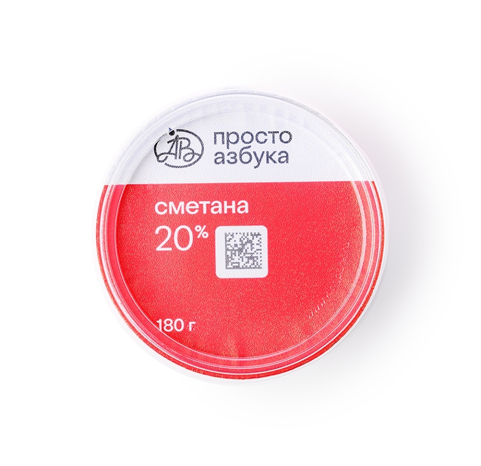 

Сметана Просто Азбука 20%