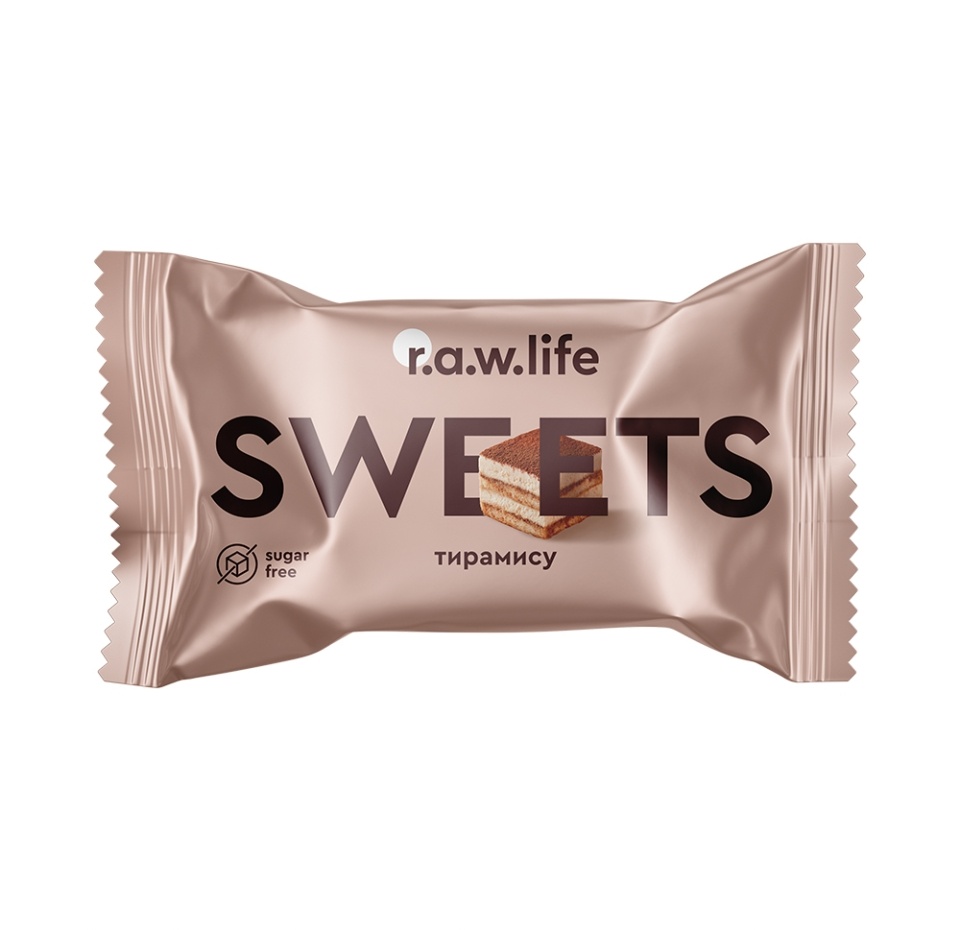 

Конфета R.A.W.Life Sweets Тирамису 18 г