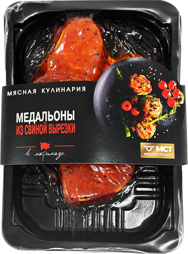 

Медальоны Мясной стандарт из свиной вырезки в маринаде 300 г