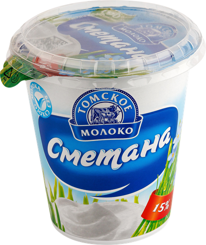 

Сметана Томское молоко 15% 300 г