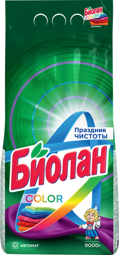 

Стиральный порошок Биолан Color Автомат 9 кг