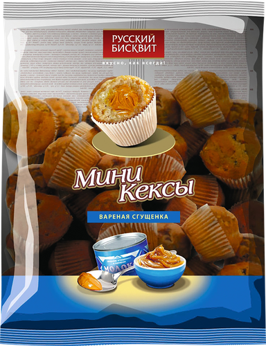 

Мини-кексы Русский бисквит вареная сгущенка 465 г