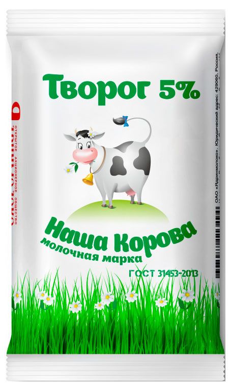 

Творог Наша Корова рассыпчатый 5%
