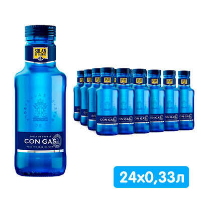 0,33 Солан де Кабрас (Solan de Cabras) вода минеральная вода газ ст (24)