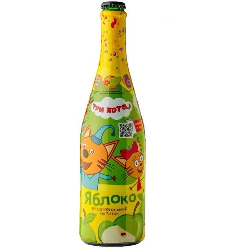 

Напиток газированный Ми-Ми-Мишки Яблоко с соком 750 мл дизайн в ассортименте