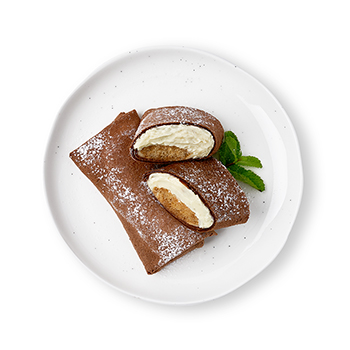 

Блины Азбука Вкуса шоколадные с савоярди с кремом Тирамису от бренд-шефа вес