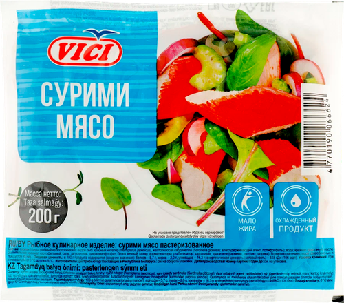 

Крабовое мясо Vici Сурими охлажденное 200 г