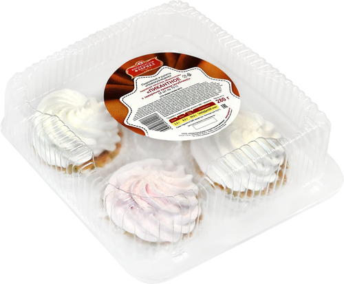 

Пирожное Новокузнецкая Кф Пикантное с заварным кремом клубника 4 шт. x 70 г