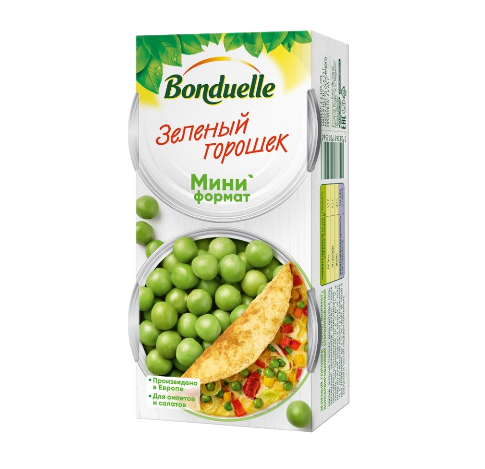 

Горошек Bonduelle зелёный консервированный 2х75г, Венгрия