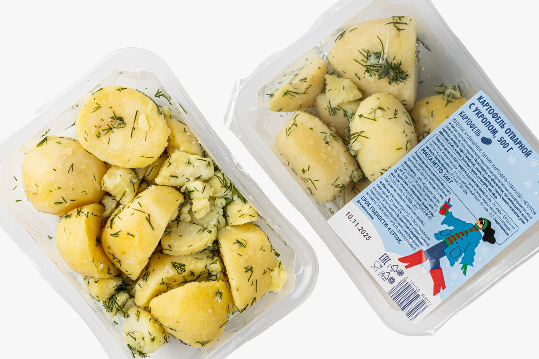 

Картофель отварной с укропом 500 г