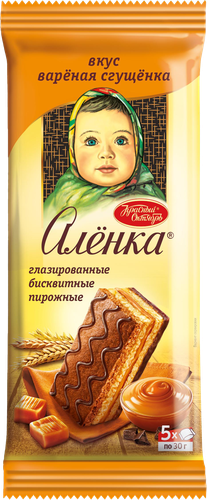 

Бисквит Алёнка вареная сгущенка 150 г