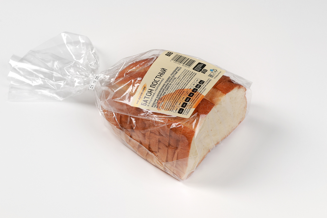 

Батон ВкусВилл постный в нарезке половинка 200 г