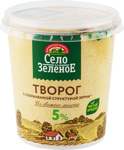 

Творог Село Зелёное 5% 220 г