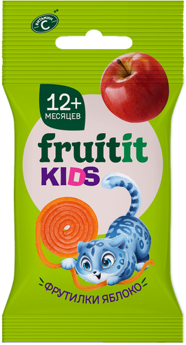 

Пастилки Fruit it kids Фрутилки Яблоко 15 г