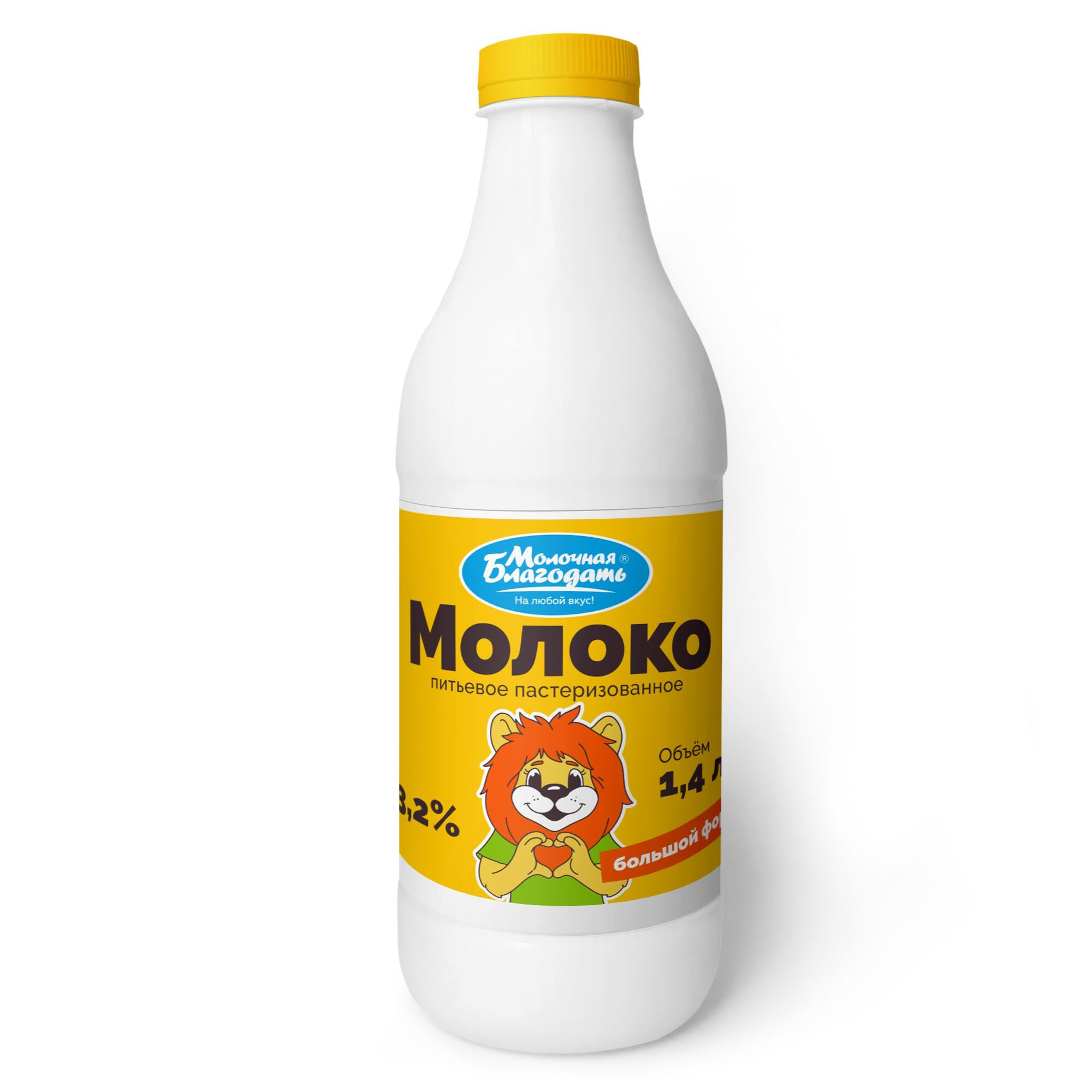 

Молоко Молочная Благодать пастеризованное 3.2% 1.4 л