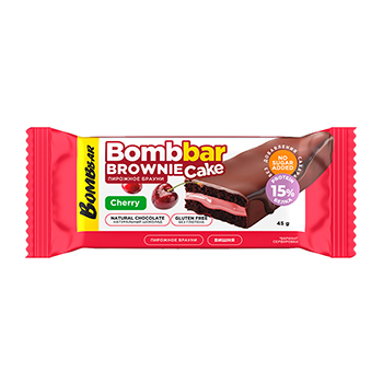 

Пирожное протеиновое BombBar Брауни Вишня без сахара 45 г