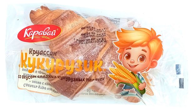 

Круассан пшеничный Каравай Кукурузик кукурузные палочки 80 г