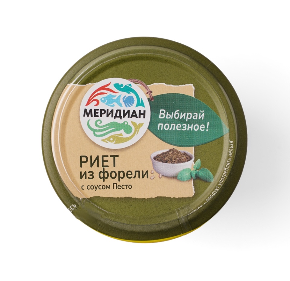 

Риет из форели Меридиан с соусом Песто 100 г